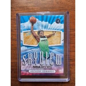Anthony Edwards 2022-2023 Panini NBA Hoops #6 - Skyview - Minnesota Timberwolves